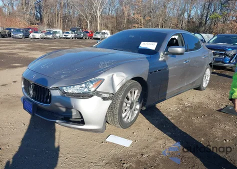 2014 Maserati Ghibli z USA, uszkodzony, nr VIN ZAM57XSA8E1103485